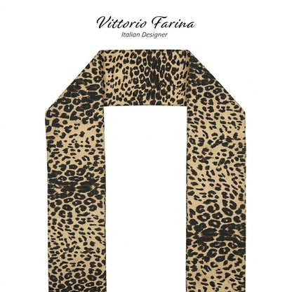 Vittorio Farina Mens' Kente Satin Scarf - Suits You Sir - Camo - 