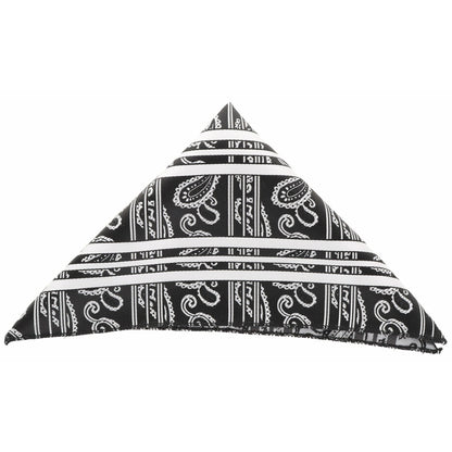 Vittorio Farina Men's Paisley Design Microfiber Pocket Square - Suits You Sir - Black and White Paisley - 