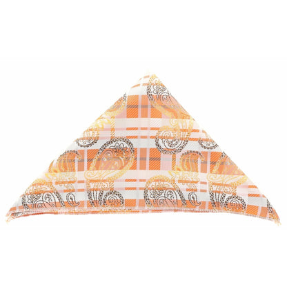 Vittorio Farina Men's Paisley Design Microfiber Pocket Square - Suits You Sir - Orange Paisley - 