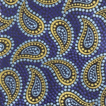 Vittorio Farina Men's Paisley Design Necktie & Pocket Square - Suits You Sir - D - 1147 - 