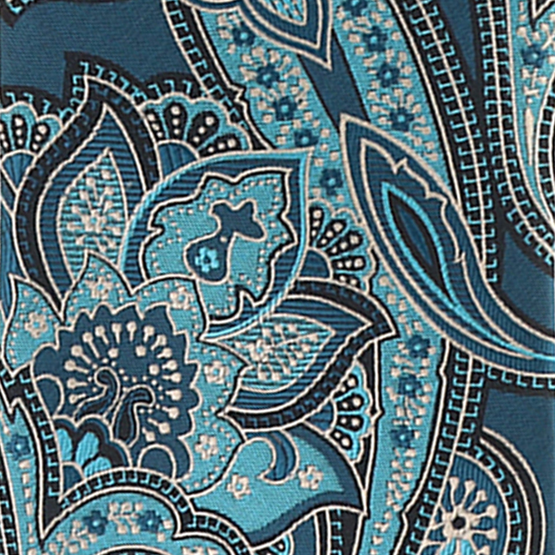 Vittorio Farina Men's Paisley Design Necktie & Pocket Square - Suits You Sir - D - 1172 - 
