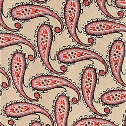 Vittorio Farina Men's Paisley Design Necktie & Pocket Square - Suits You Sir - D - 1172 - 