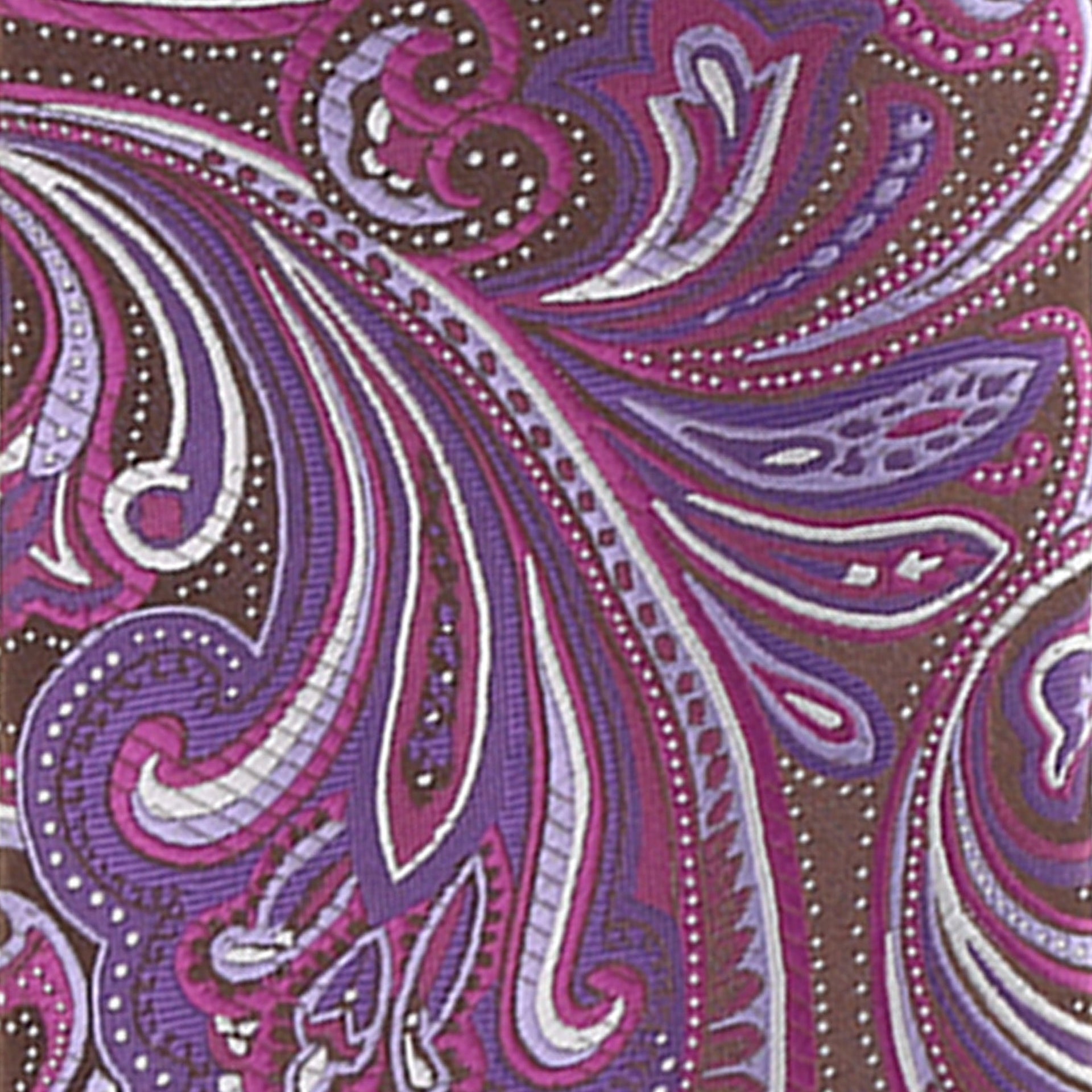 Vittorio Farina Men's Paisley Design Necktie & Pocket Square - Suits You Sir - D - 1231 - 
