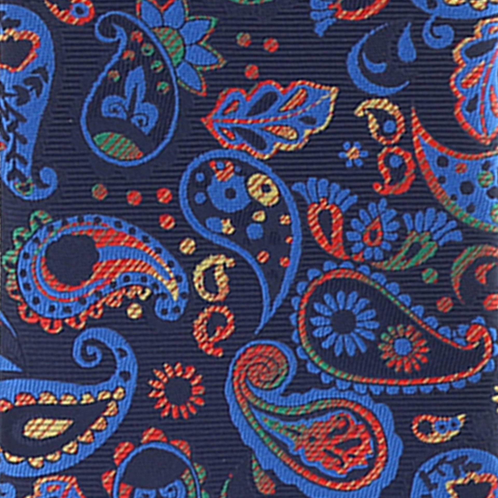Vittorio Farina Men's Paisley Design Necktie & Pocket Square - Suits You Sir - D - 1231 - 