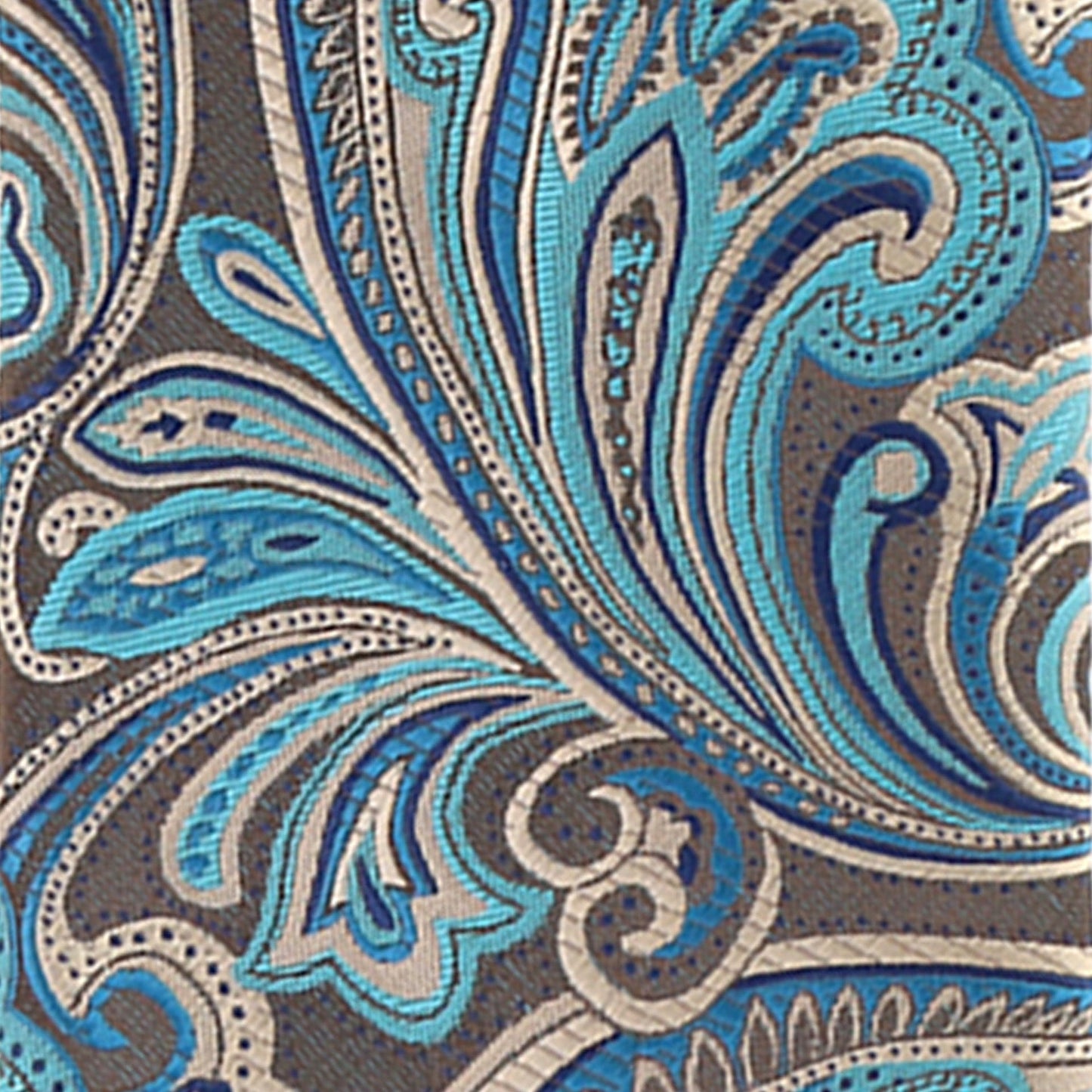 Vittorio Farina Men's Paisley Design Necktie & Pocket Square - Suits You Sir - D - 1231 - 