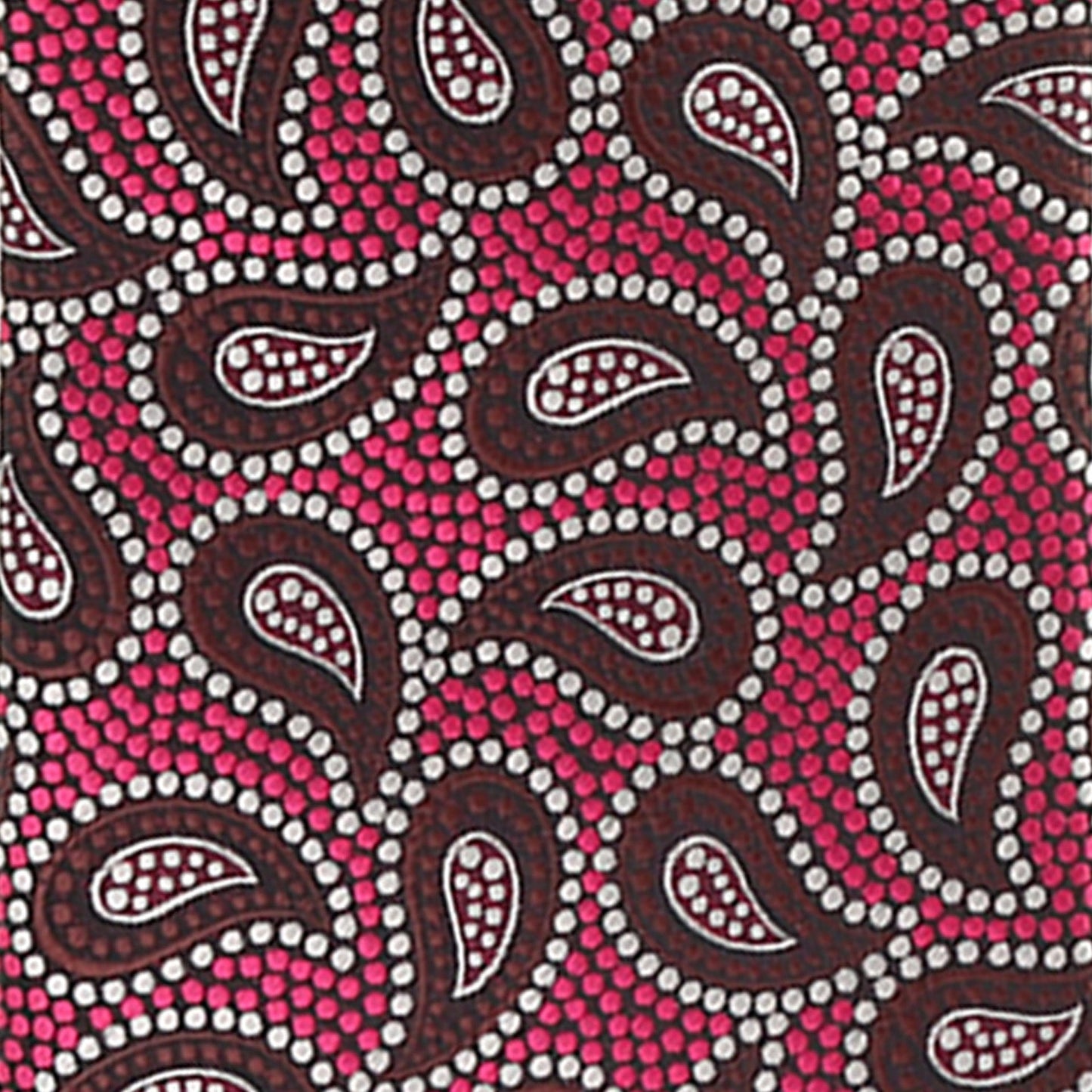 Vittorio Farina Men's Paisley Design Necktie & Pocket Square - Suits You Sir - D - 1273 - 