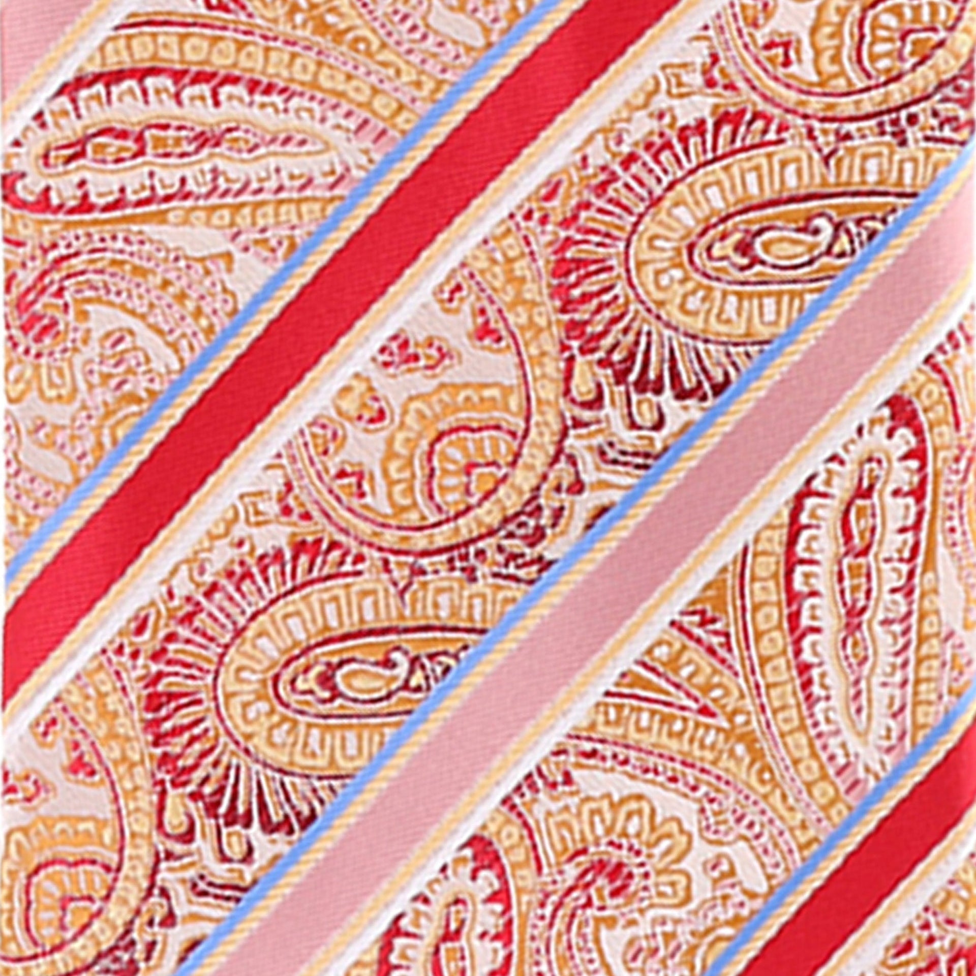Vittorio Farina Men's Paisley Design Necktie & Pocket Square - Suits You Sir - D - 1274 - 
