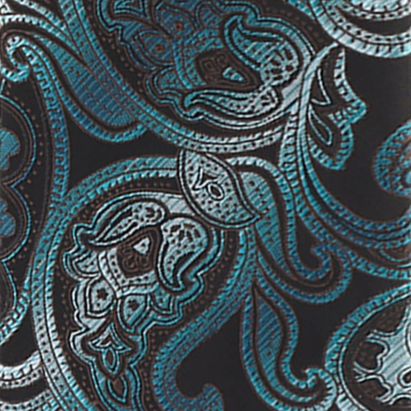 Vittorio Farina Men's Paisley Design Necktie & Pocket Square - Suits You Sir - D - 1276 - 