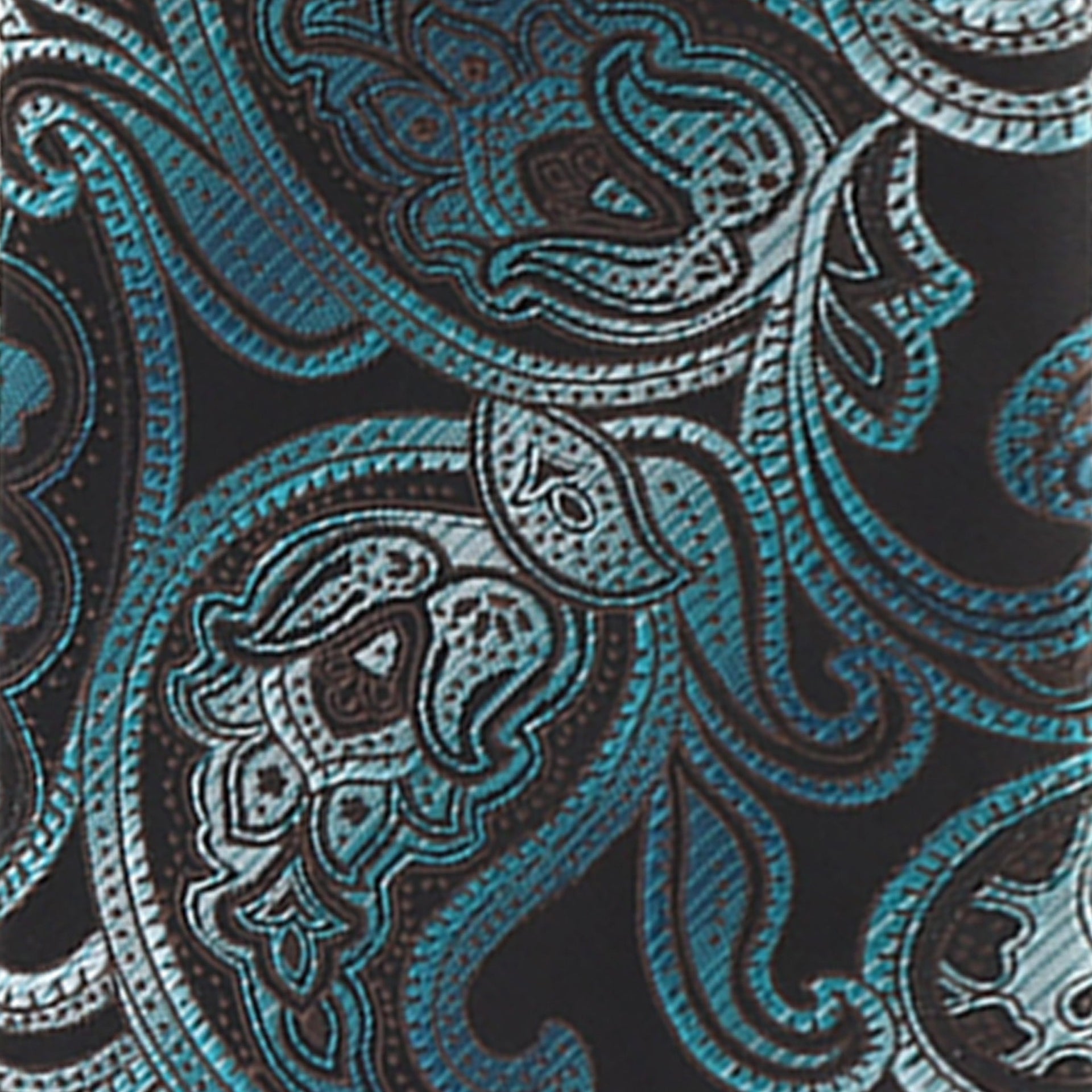 Vittorio Farina Men's Paisley Design Necktie & Pocket Square - Suits You Sir - D - 1276 - 