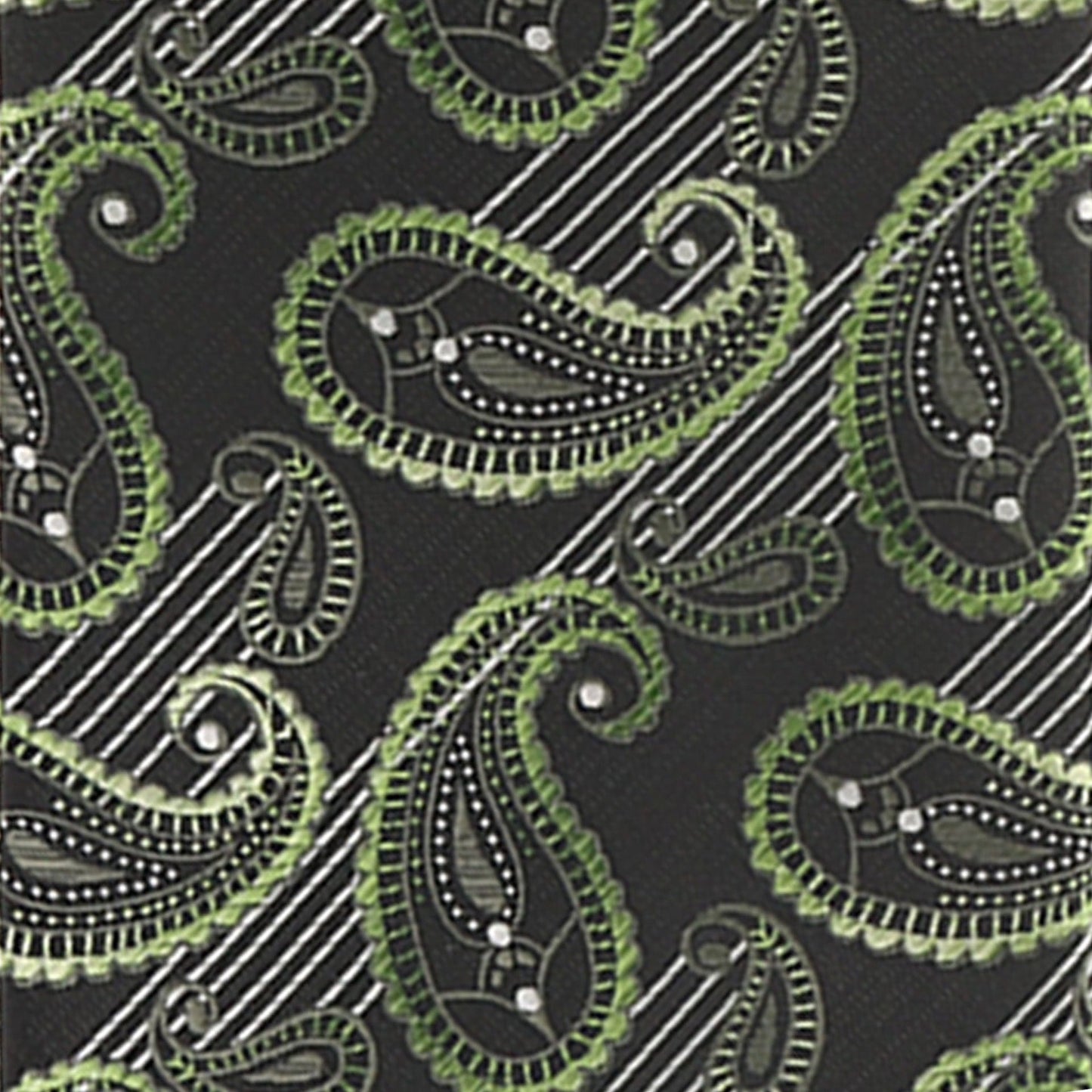Vittorio Farina Men's Paisley Design Necktie & Pocket Square - Suits You Sir - D - 1282 - 