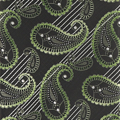 Vittorio Farina Men's Paisley Design Necktie & Pocket Square - Suits You Sir - D - 1282 - 
