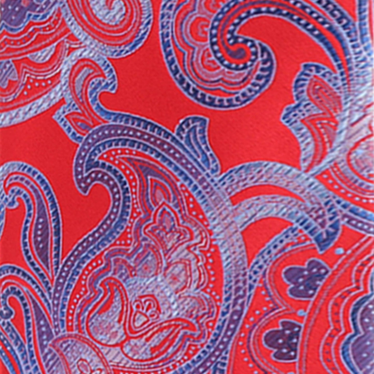 Vittorio Farina Men's Paisley Design Necktie & Pocket Square - Suits You Sir - D - 1287 - 