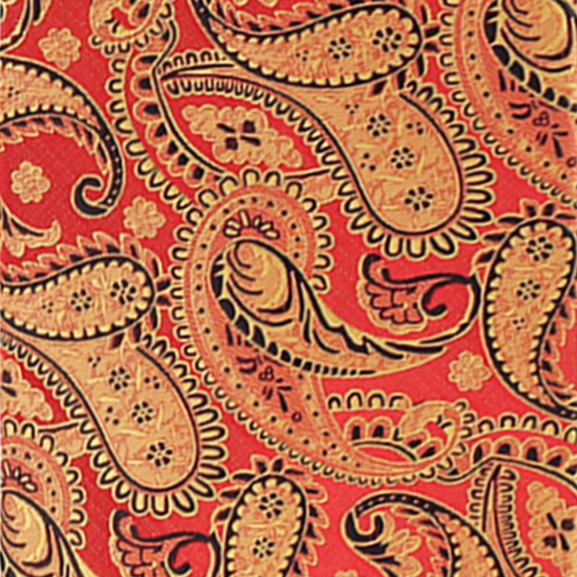 Vittorio Farina Men's Paisley Design Necktie & Pocket Square - Suits You Sir - D - 1287 - 