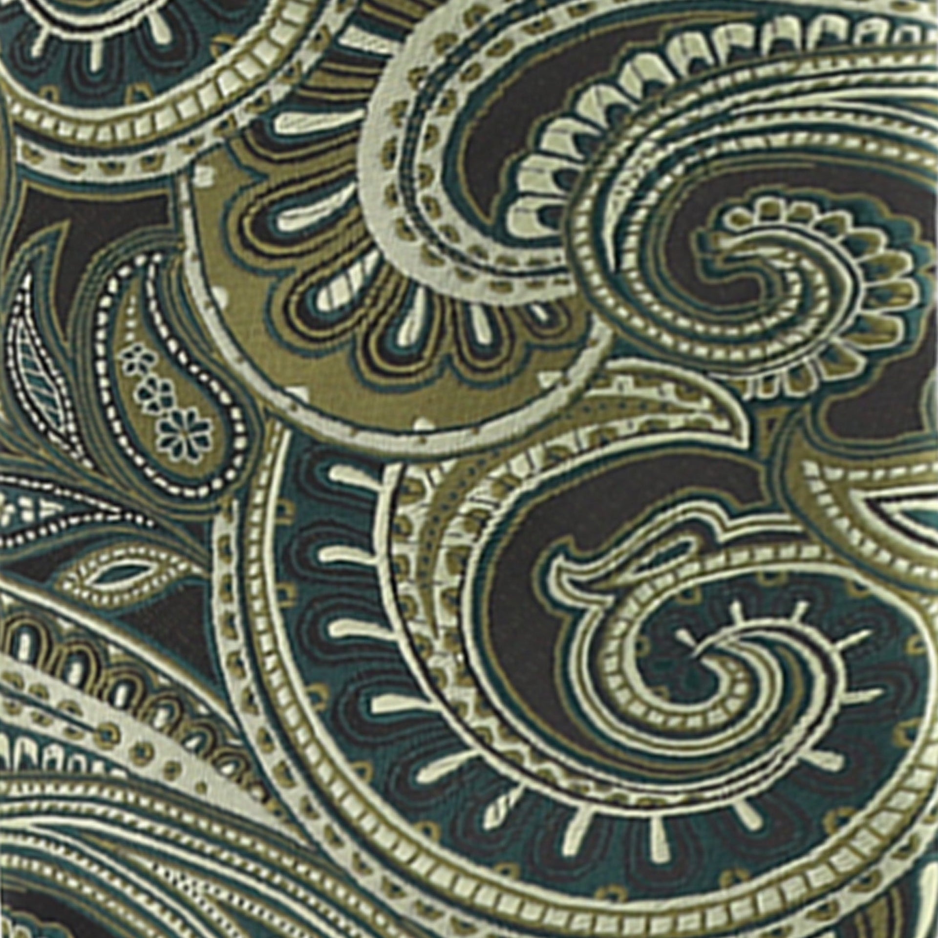 Vittorio Farina Men's Paisley Design Necktie & Pocket Square - Suits You Sir - D - 1287 - 