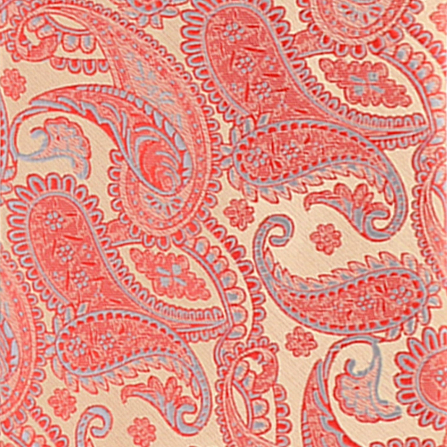 Vittorio Farina Men's Paisley Design Necktie & Pocket Square - Suits You Sir - D - 1287 - 