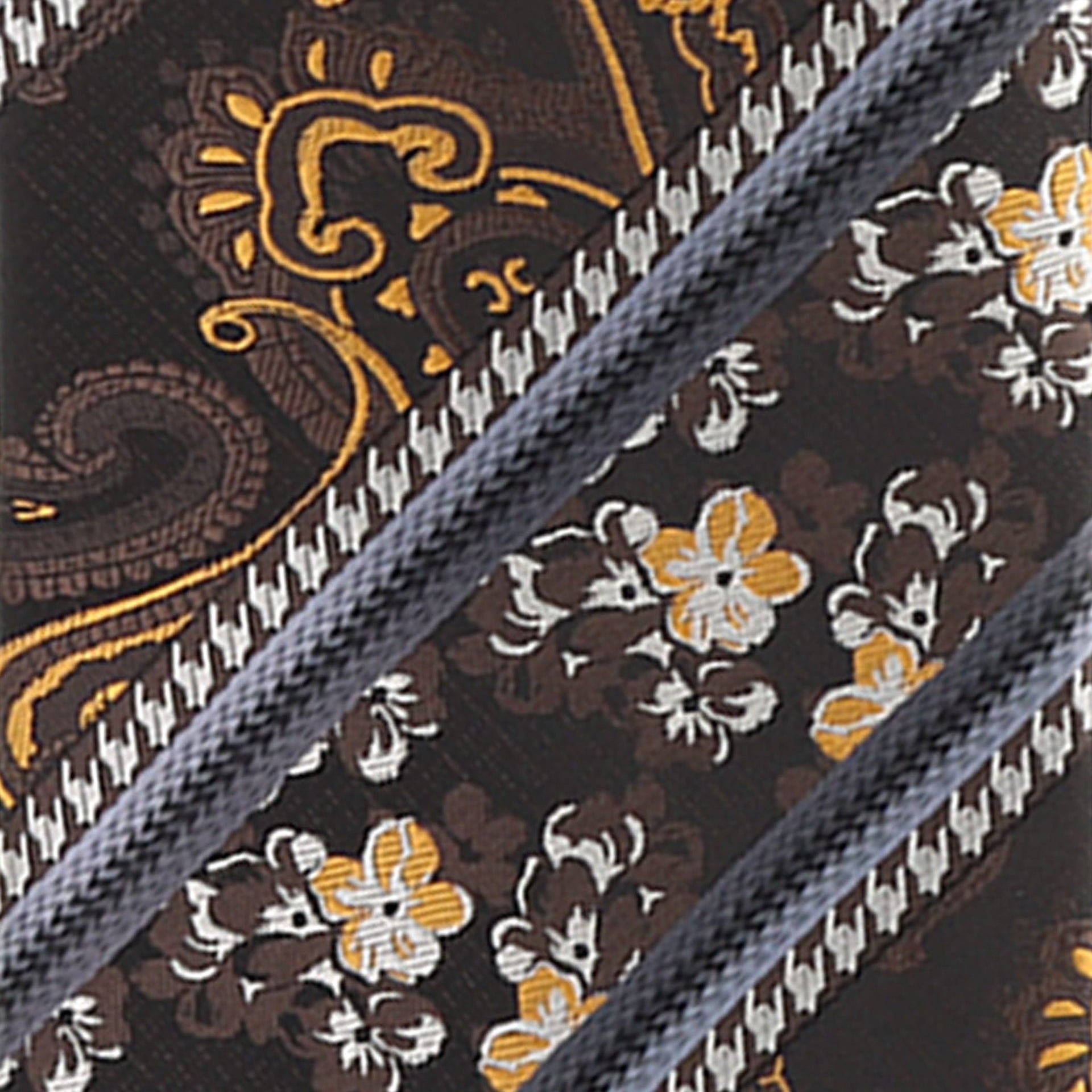 Vittorio Farina Men's Paisley Design Necktie & Pocket Square - Suits You Sir - D - 1287 - 