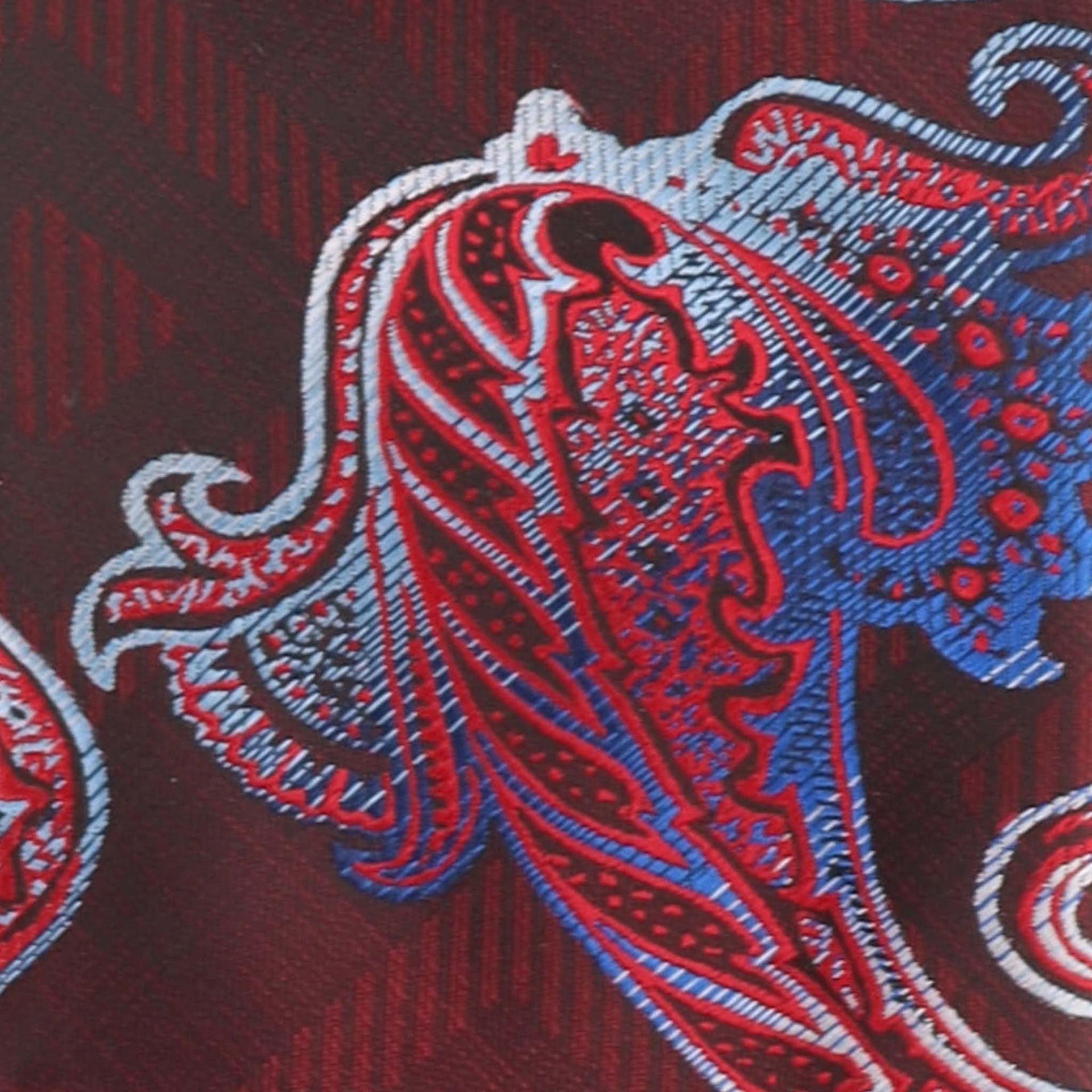 Vittorio Farina Men's Paisley Design Necktie & Pocket Square - Suits You Sir - D - 1375 - 