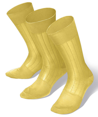 Vittorio Farina Men's Ribbed Shear Nylon Anklet Dress Socks - Suits You Sir - White - 3
