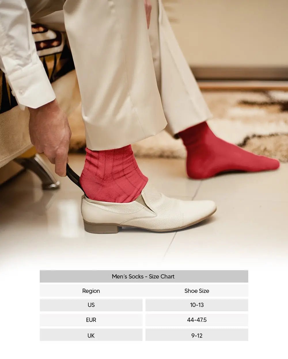 Vittorio Farina Men's Ribbed Shear Nylon Over The Calf Dress Socks - Suits You Sir - Coral - 3