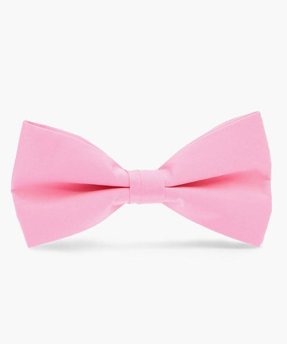 Vittorio Farina Men's Satin Bow Tie in Gift Box - Suits You Sir - Bubblegum Pink - 