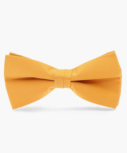 Vittorio Farina Men's Satin Bow Tie in Gift Box - Suits You Sir - Gold - 