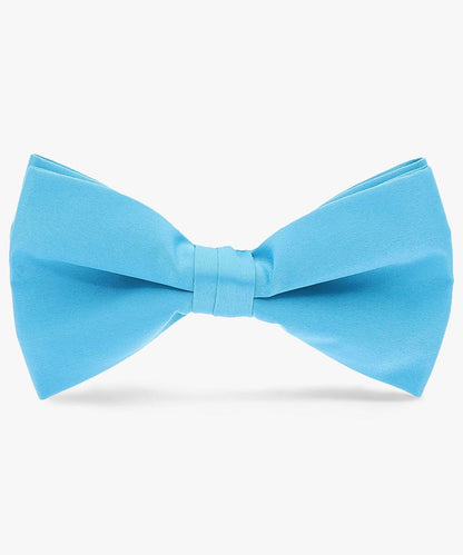 Vittorio Farina Men's Satin Bow Tie in Gift Box - Suits You Sir - Turquoise - 
