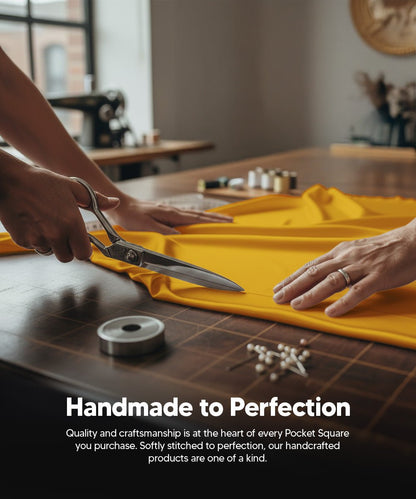 Vittorio Farina Men's Satin Cummerbund, Bow Tie and Pocket Square Set in Gift Box - Suits You Sir - Gold - 