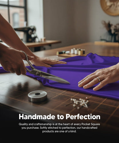 Vittorio Farina Men's Satin Cummerbund, Bow Tie and Pocket Square Set in Gift Box - Suits You Sir - Red - 