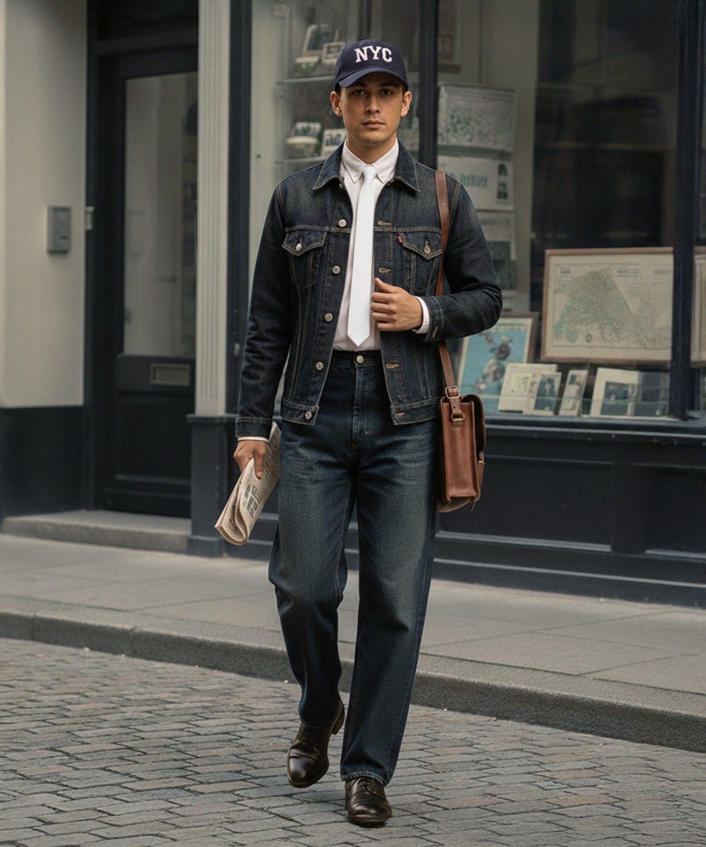 Vittorio Farina Men's Satin Skinny Necktie & Pocket Square - Suits You Sir - White - 