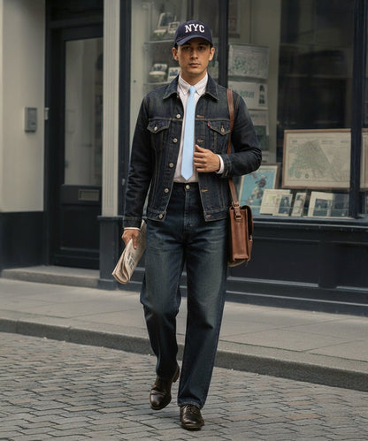 Vittorio Farina Men's Satin Skinny Necktie & Pocket Square - Suits You Sir - White - 