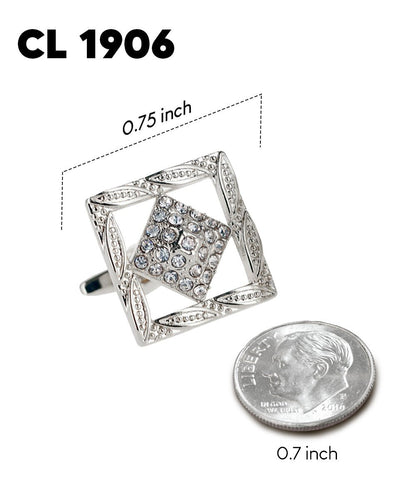 Vittorio Vico Colorful Classic Bar Cufflinks: CL19XX Series - Suits You Sir - CL 1906 - 