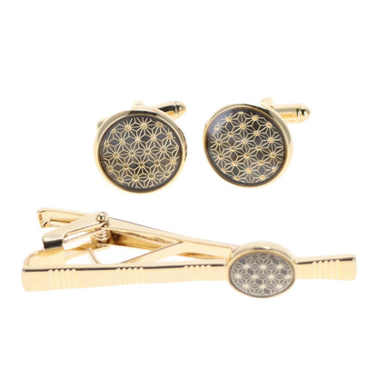 Vittorio Vico Men's Enamel Cufflink & Tie Bar Set in Gift Box - Suits You Sir - CE - 005 - 