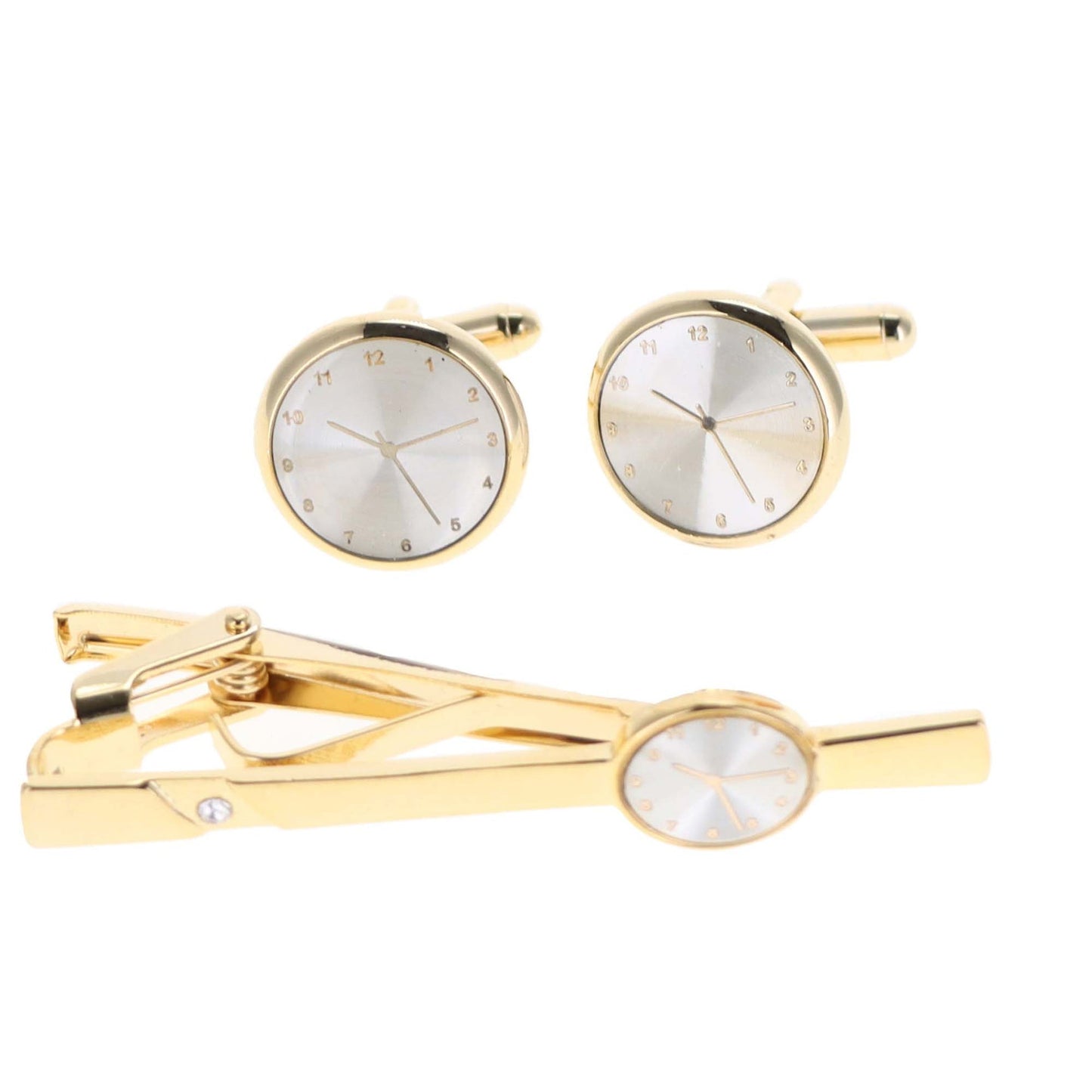 Vittorio Vico Men's Enamel Cufflink & Tie Bar Set in Gift Box - Suits You Sir - CE - 009 - 