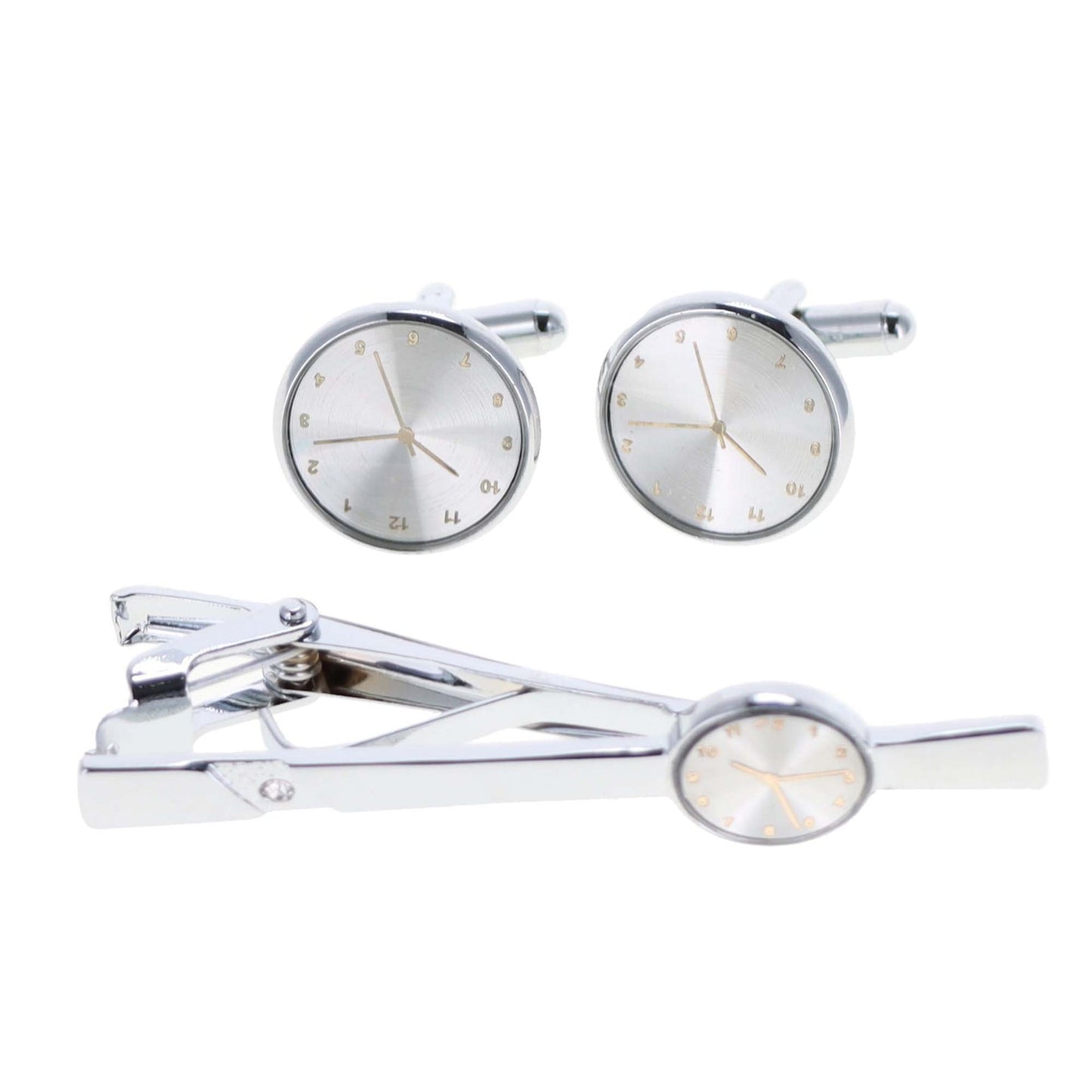 Vittorio Vico Men's Enamel Cufflink & Tie Bar Set in Gift Box - Suits You Sir - CE - 010 - 