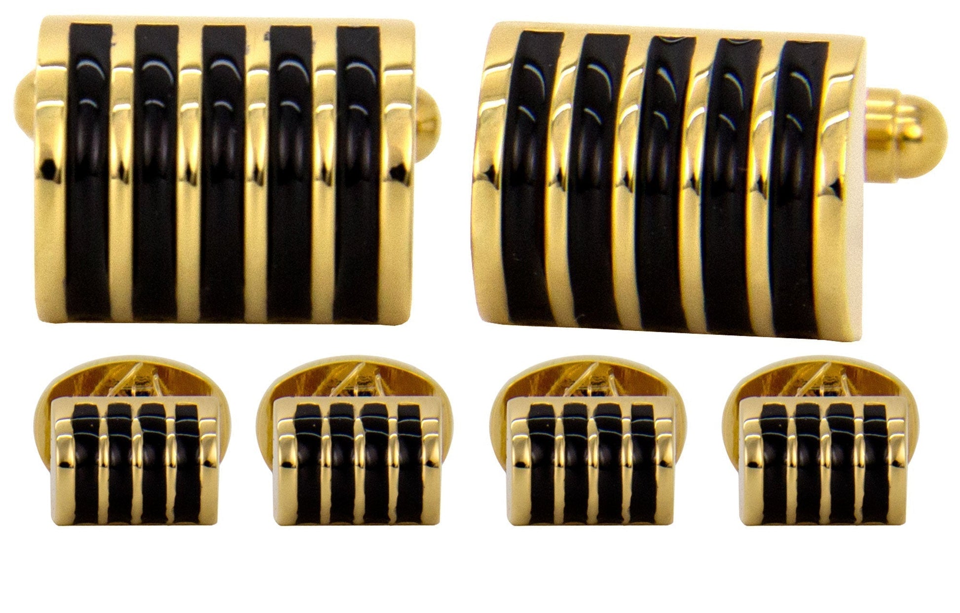 Vittorio Vico Men's Gold Cufflink & Stud Sets in Gift Box - Suits You Sir - Gold (FS - 20) - 