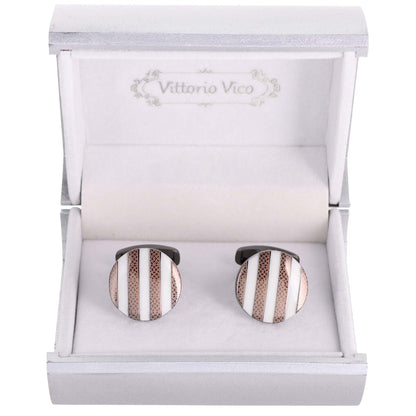 Vittorio Vico Mid - sized Cufflinks: CL2XXX Series - Suits You Sir - CL 2012 - 