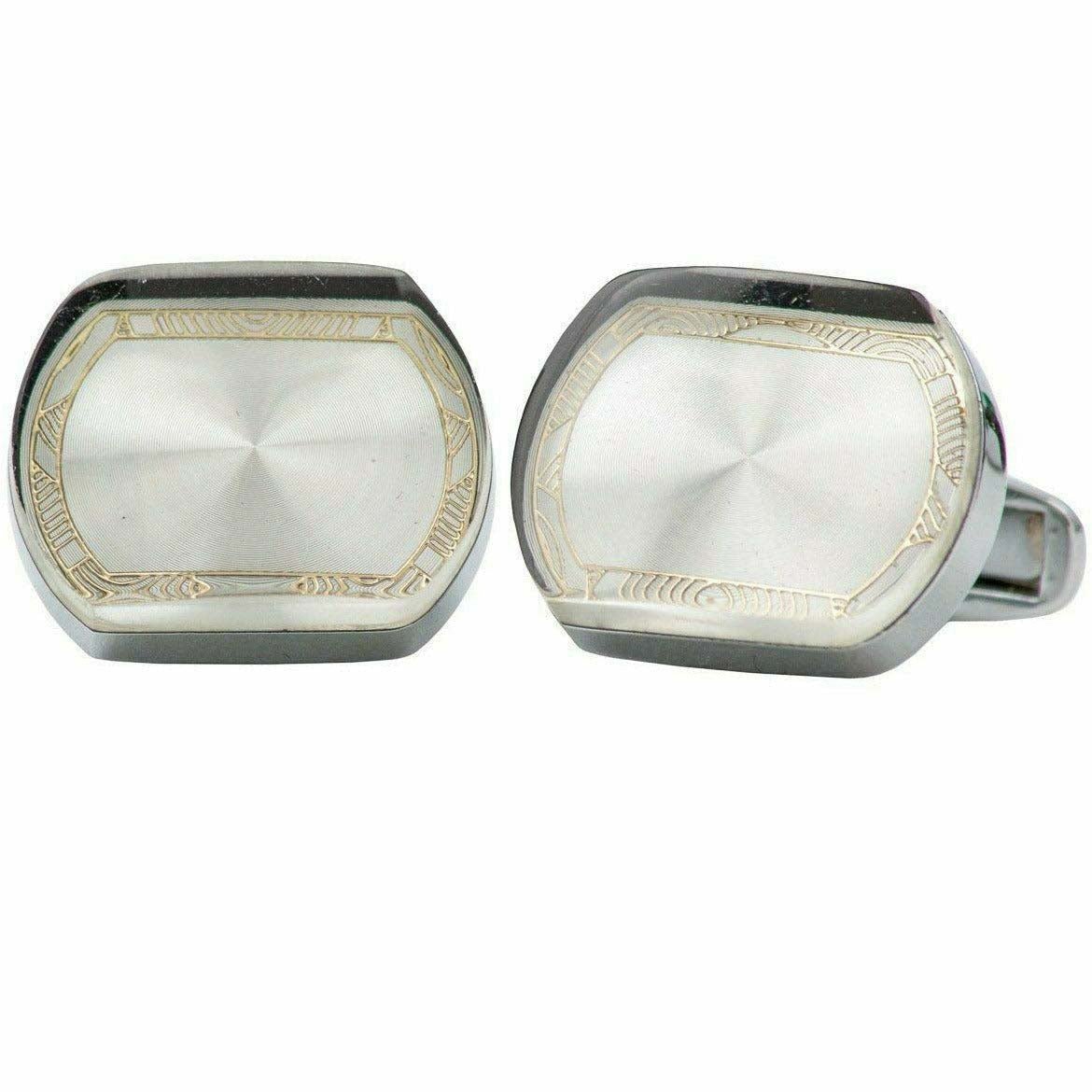Vittorio Vico Mid - sized Cufflinks: CL2XXX Series - Suits You Sir - CL 2054 - 