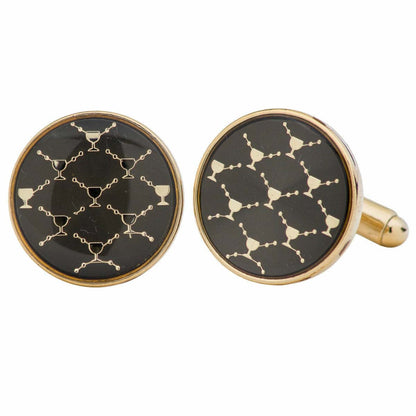 Vittorio Vico Novelty Cufflinks: CL5XXX Series - Suits You Sir - CL 6197G - 