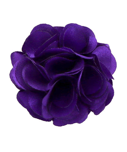 Vittorio Vico Small Satin Flower Lapel Pin - Suits You Sir - Purple - 