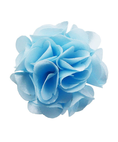 Vittorio Vico Small Satin Flower Lapel Pin - Suits You Sir - Sky - 