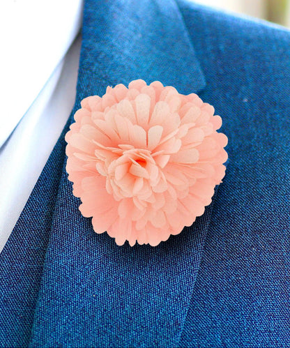 Vittorio Vico Unisex Carnation Flower Lapel Pin - Suits You Sir - Pink - 