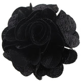 Vittorio Vico Unisex Metallic Flower Lapel Pin - Suits You Sir - Black - 
