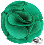 Vittorio Vico Unisex Rose Flower Lapel Pin - Suits You Sir - Aqua - 