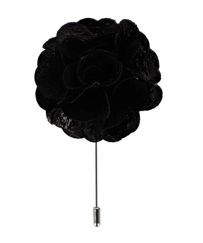 Vittorio Vico Unisex Satin Stick Flower Lapel Pin - Suits You Sir - M - F167 - 