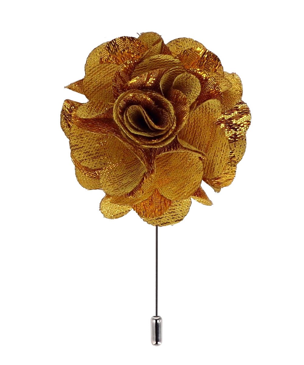 Vittorio Vico Unisex Satin Stick Flower Lapel Pin - Suits You Sir - M - F169 - 