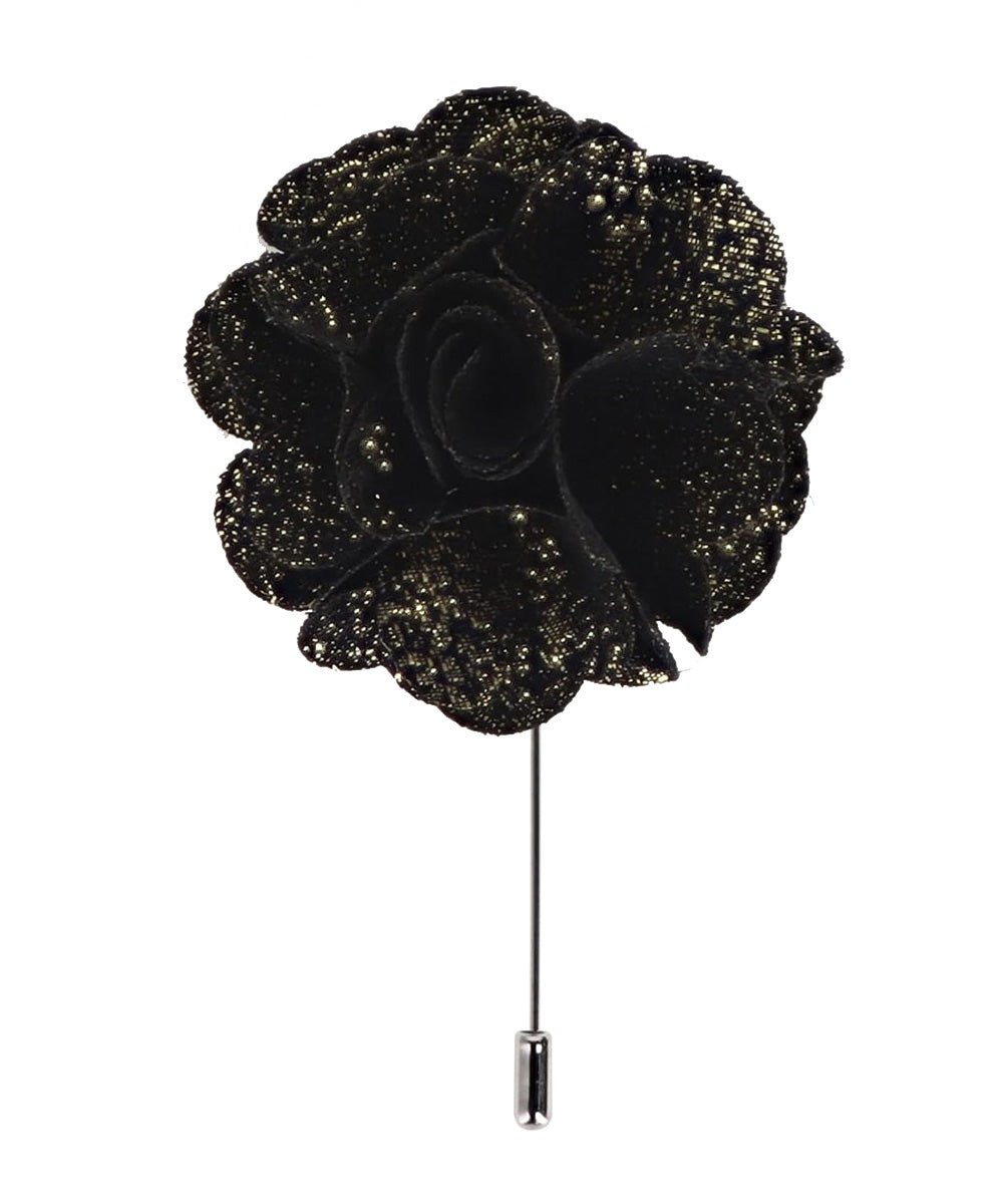 Vittorio Vico Unisex Satin Stick Flower Lapel Pin - Suits You Sir - M - F171 - 