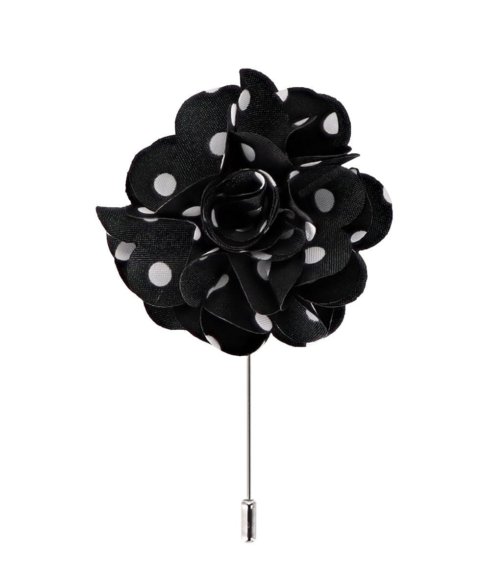 Vittorio Vico Unisex Satin Stick Flower Lapel Pin - Suits You Sir - PD - F038 - 