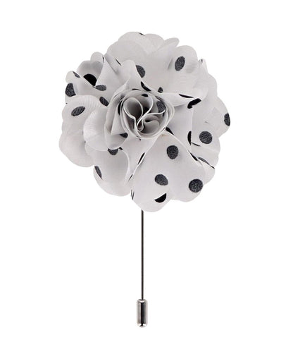 Vittorio Vico Unisex Satin Stick Flower Lapel Pin - Suits You Sir - PD - F039 - 