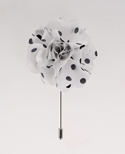 Vittorio Vico Unisex Satin Stick Flower Lapel Pin - Suits You Sir - PD - F039 - 