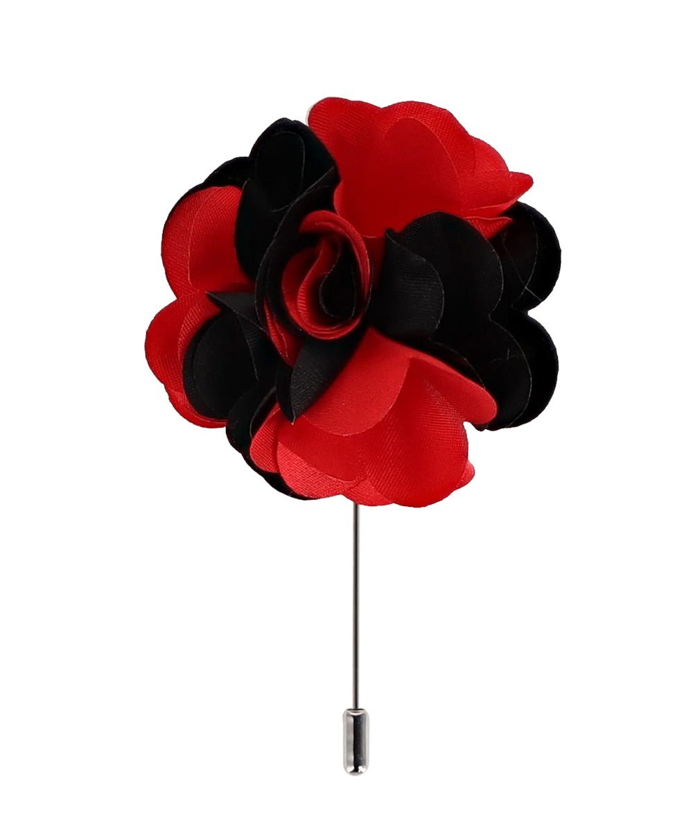Vittorio Vico Unisex Satin Stick Flower Lapel Pin - Suits You Sir - TT - F029 - 